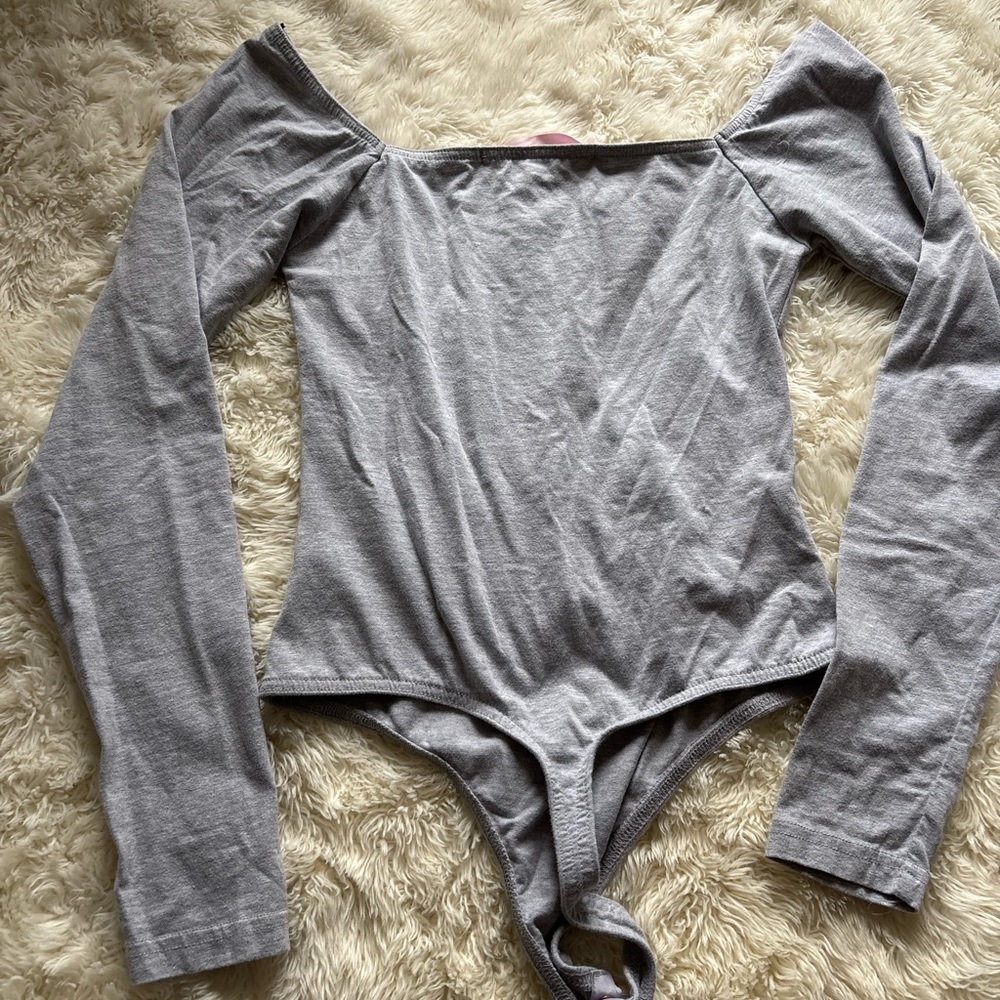 PLAYBOY Gray and Black Bodysuit - Picture 11 of 13